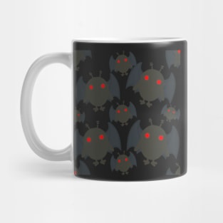 Mothman Emoji Pattern Mug